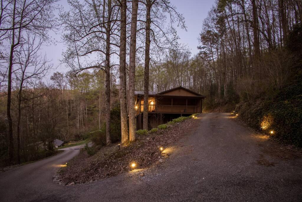 Family Cabin Near Smoky Mtn Entrance Nantahala 罗宾斯维尔 外观 照片