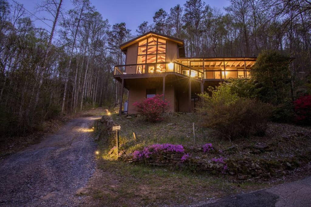 Family Cabin Near Smoky Mtn Entrance Nantahala 罗宾斯维尔 外观 照片