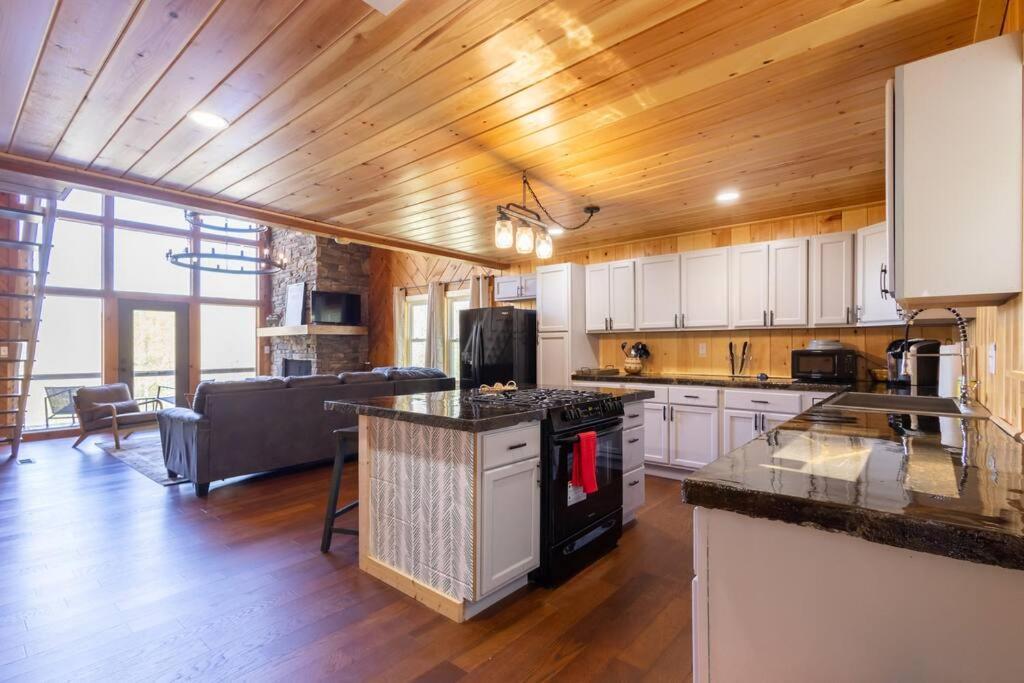 Family Cabin Near Smoky Mtn Entrance Nantahala 罗宾斯维尔 外观 照片