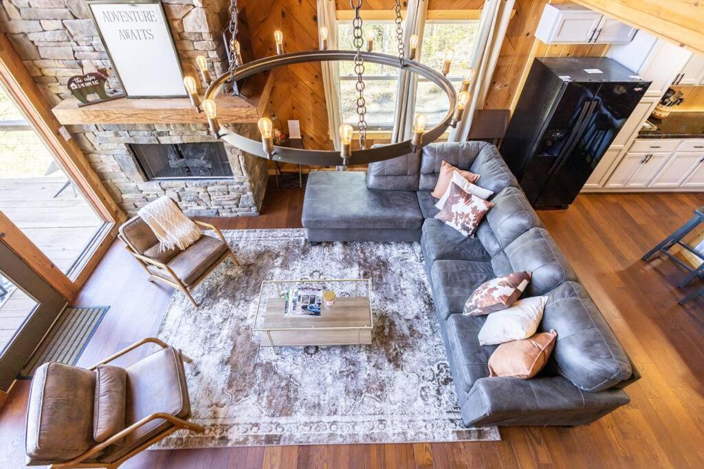 Family Cabin Near Smoky Mtn Entrance Nantahala 罗宾斯维尔 外观 照片