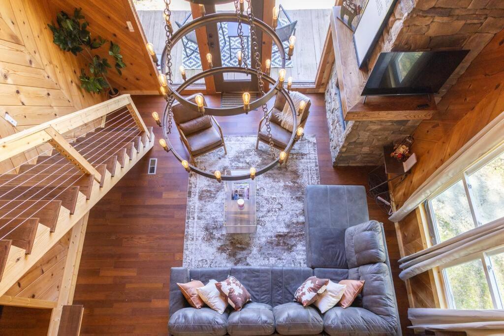 Family Cabin Near Smoky Mtn Entrance Nantahala 罗宾斯维尔 外观 照片