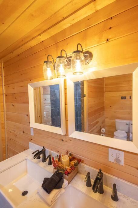 Family Cabin Near Smoky Mtn Entrance Nantahala 罗宾斯维尔 外观 照片