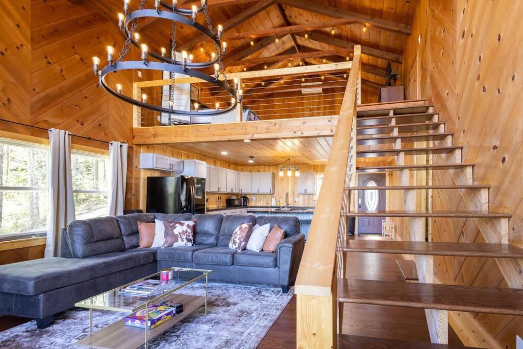 Family Cabin Near Smoky Mtn Entrance Nantahala 罗宾斯维尔 外观 照片